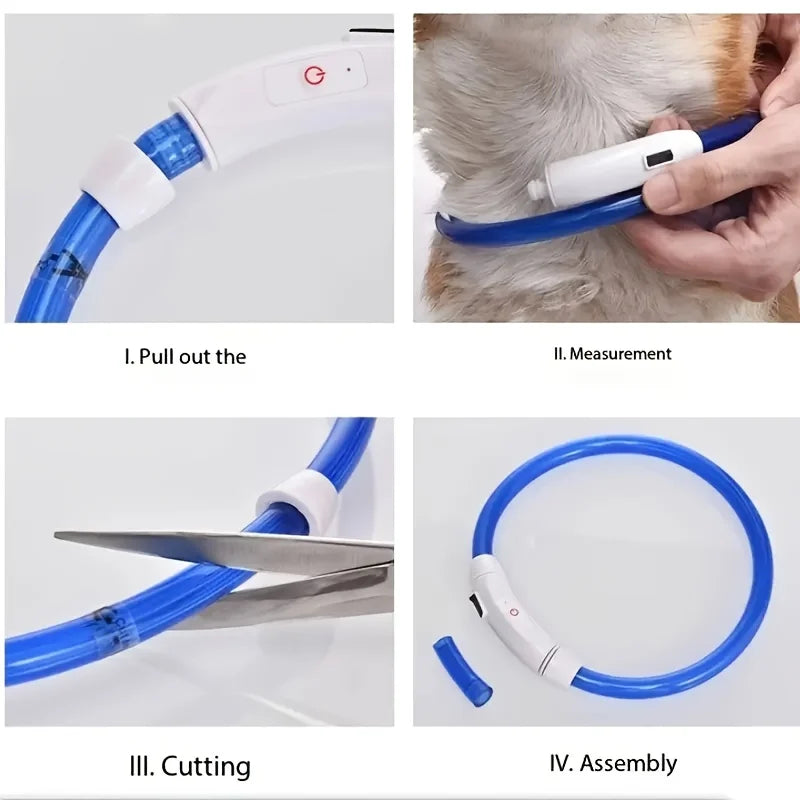 LED Rechargeable Dog Collar