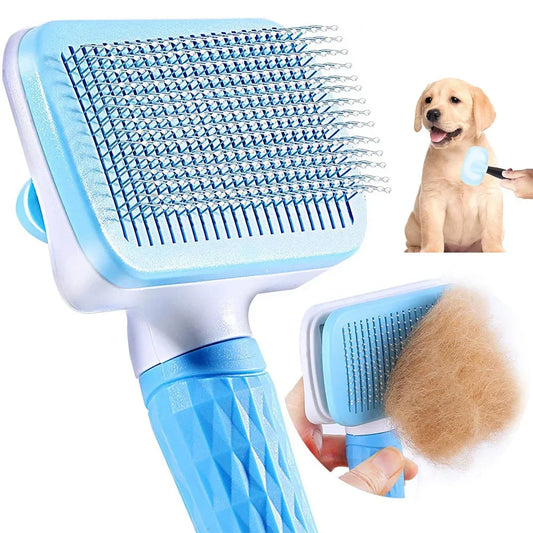 Pet Hair Remover Grooming Brush – Dogs & Cats