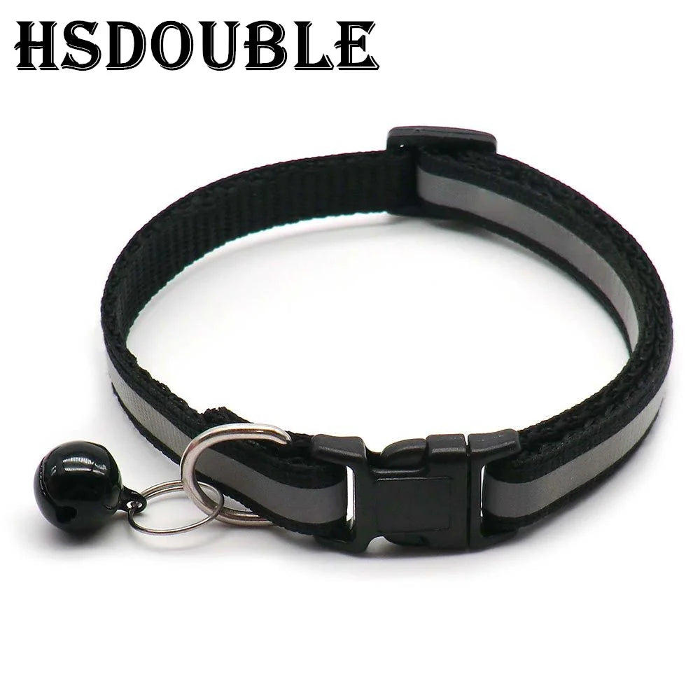 Reflective Cat & Small Dog Collars with Bells