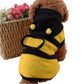Bee Hoodie Pet Costume