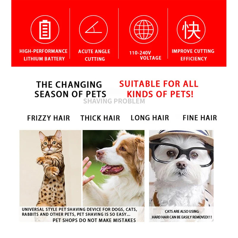 Electric Pet Clipper Grooming