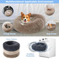 Round Plush Pet Bed for Dogs & Cats