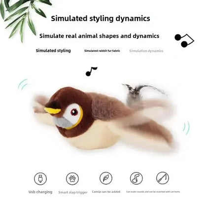 Electric Catnip Pat Bird Toy