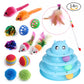 20-Piece Cat Toy Variety Set