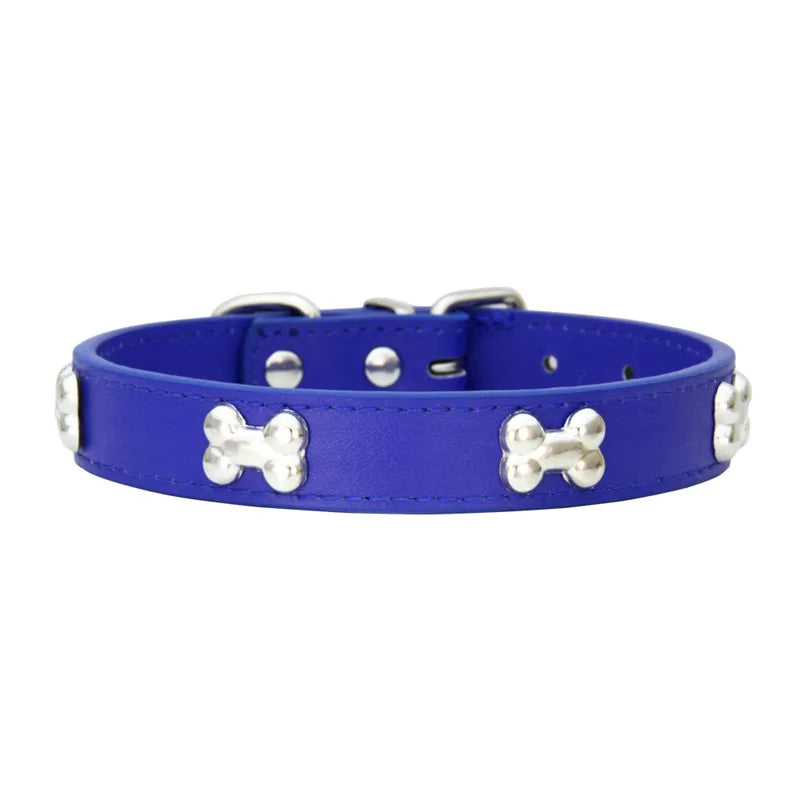 Durable Leather Dog & Cat Collar