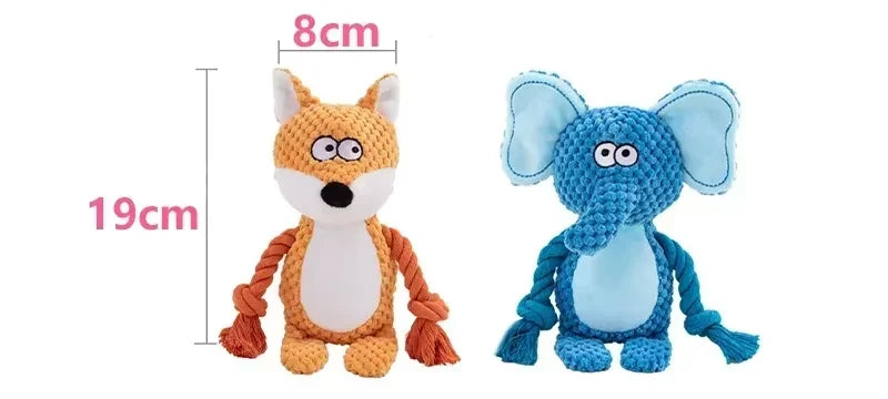 Indestructible Plush Dog Chew Toy