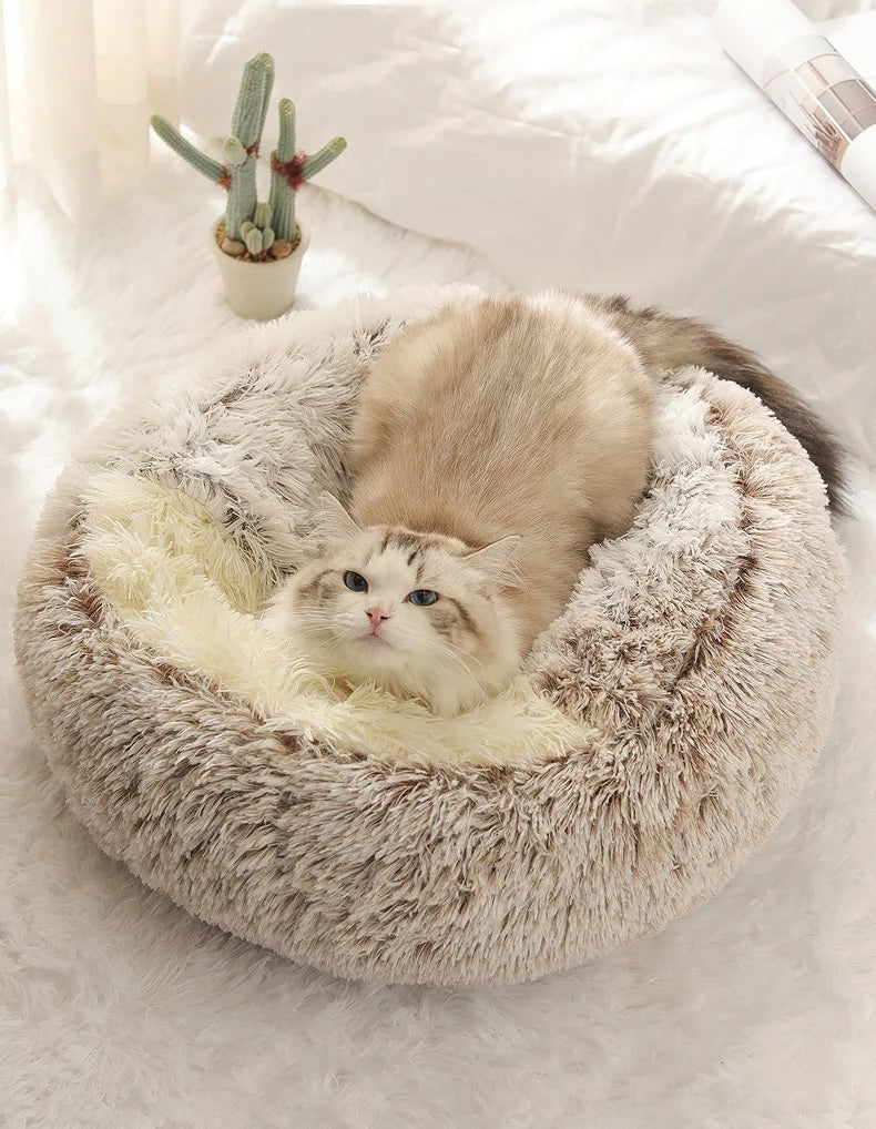 Plush Autumn & Winter Pet Bed