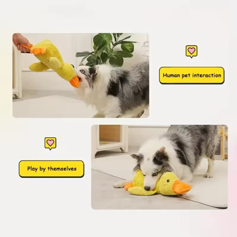 Plush Duck Dog Hug Toy