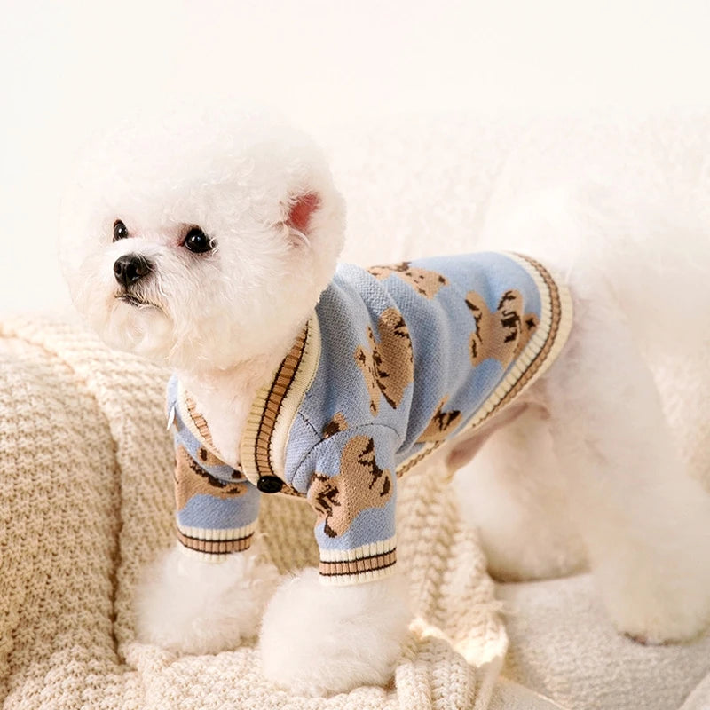 Luxury Striped Dog & Cat Sweater