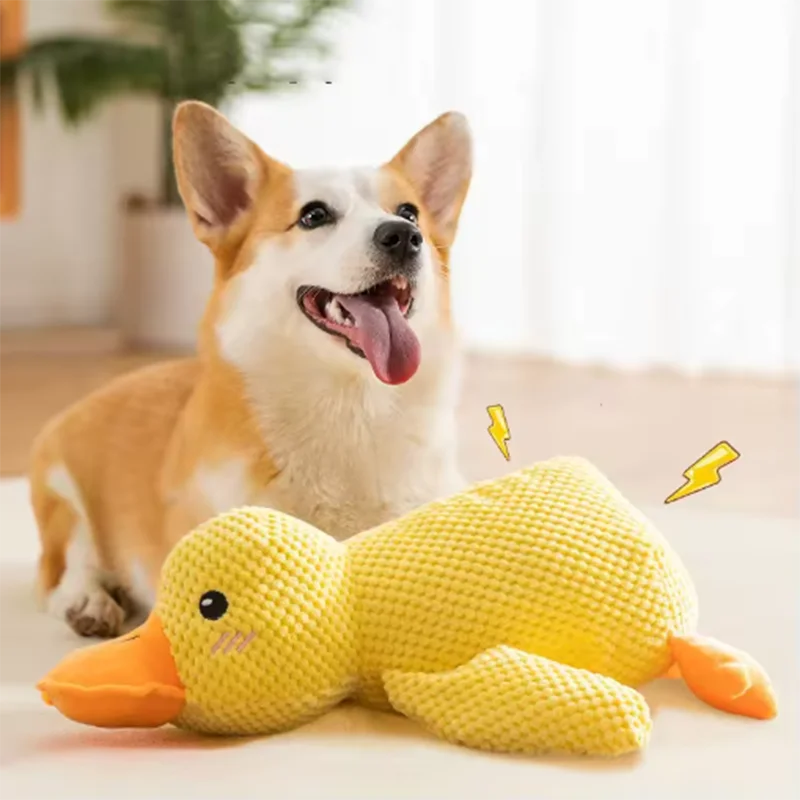 Plush Duck Dog Hug Toy