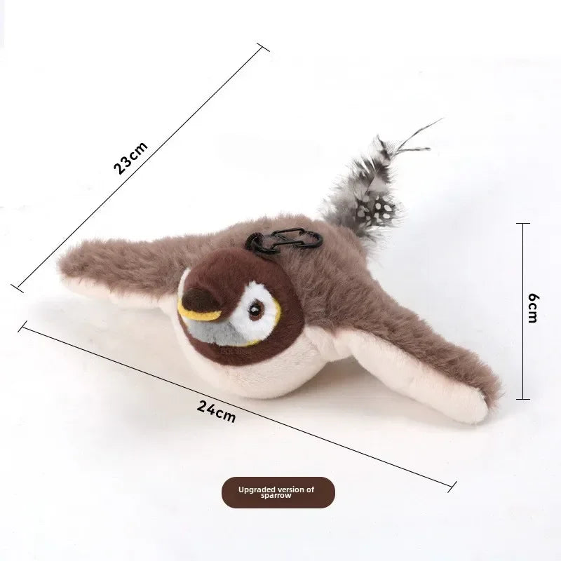 Electric Catnip Pat Bird Toy