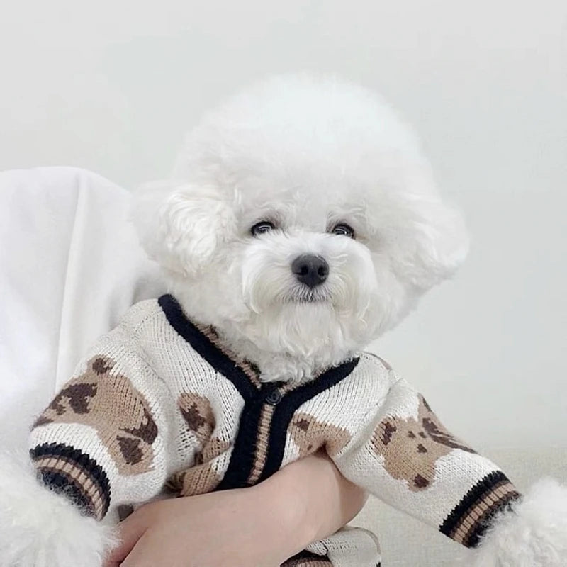 Luxury Striped Dog & Cat Sweater