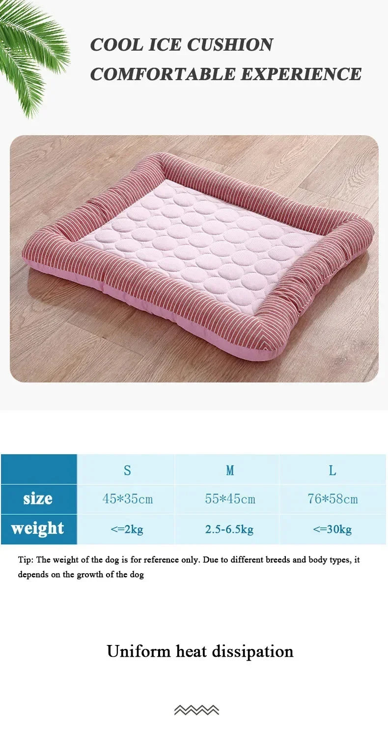 Cooling Pet Bed Mat for Dogs & Cats