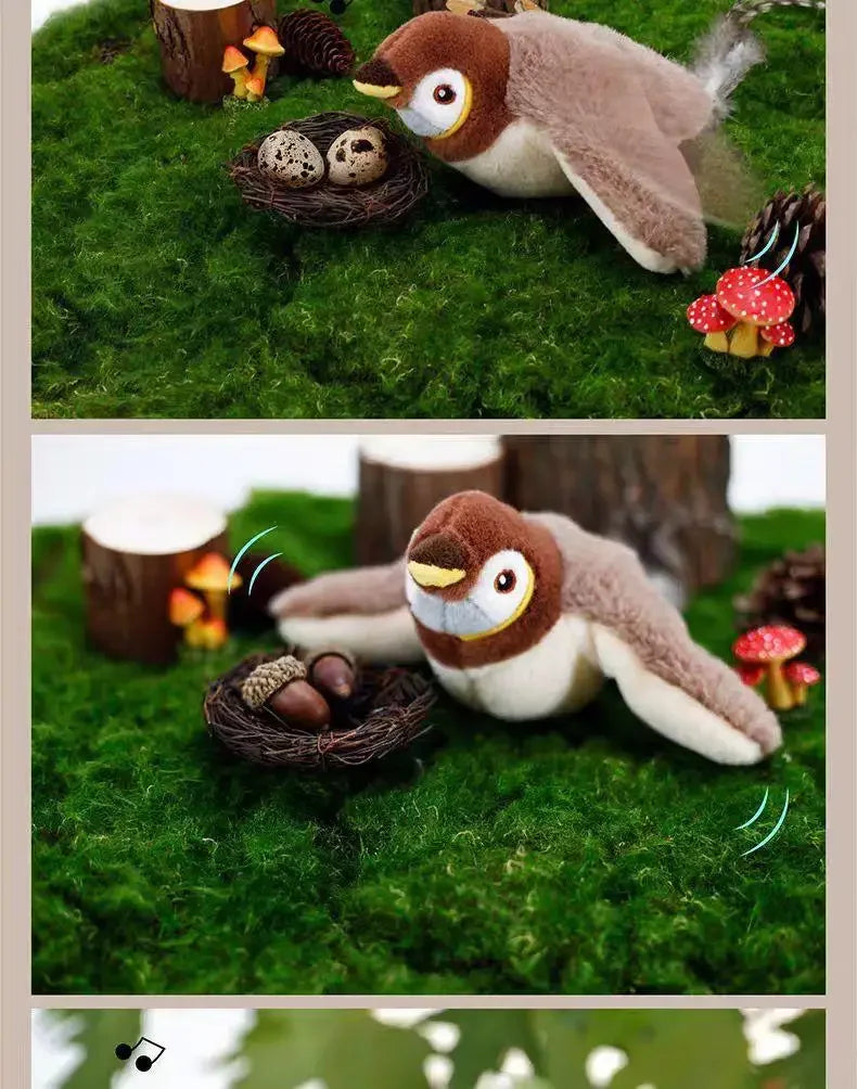 Electric Catnip Pat Bird Toy