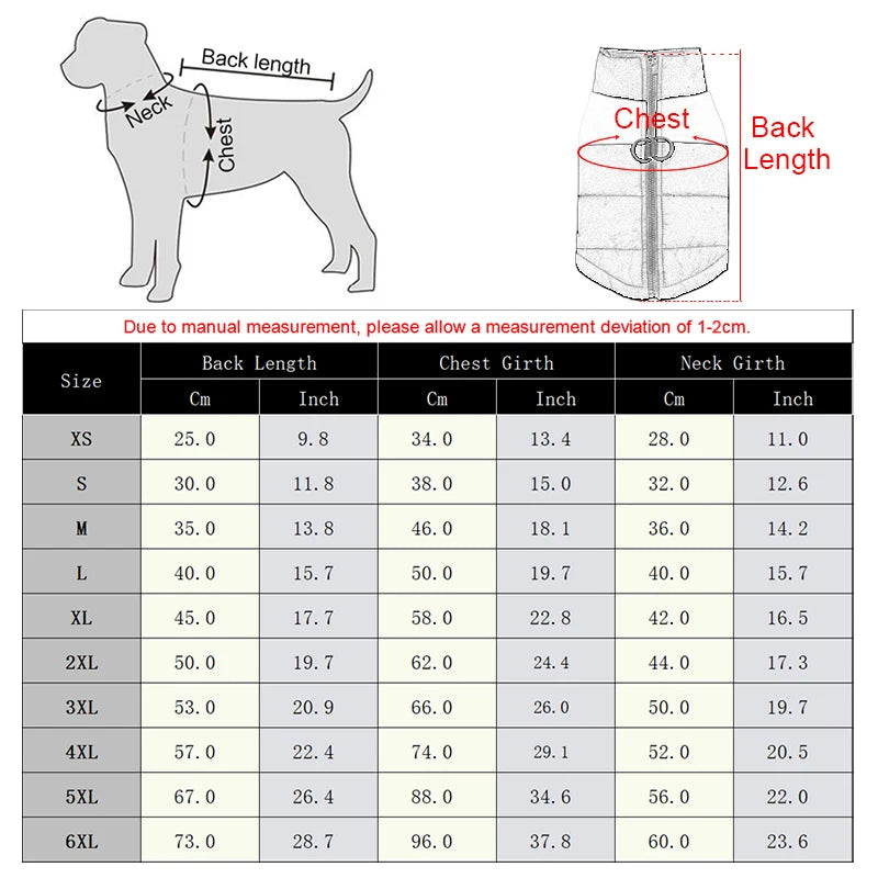 Waterproof Winter Dog Coat