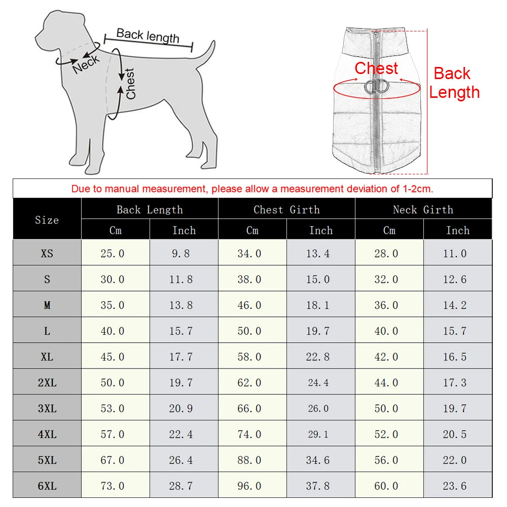 Waterproof Winter Dog Coat