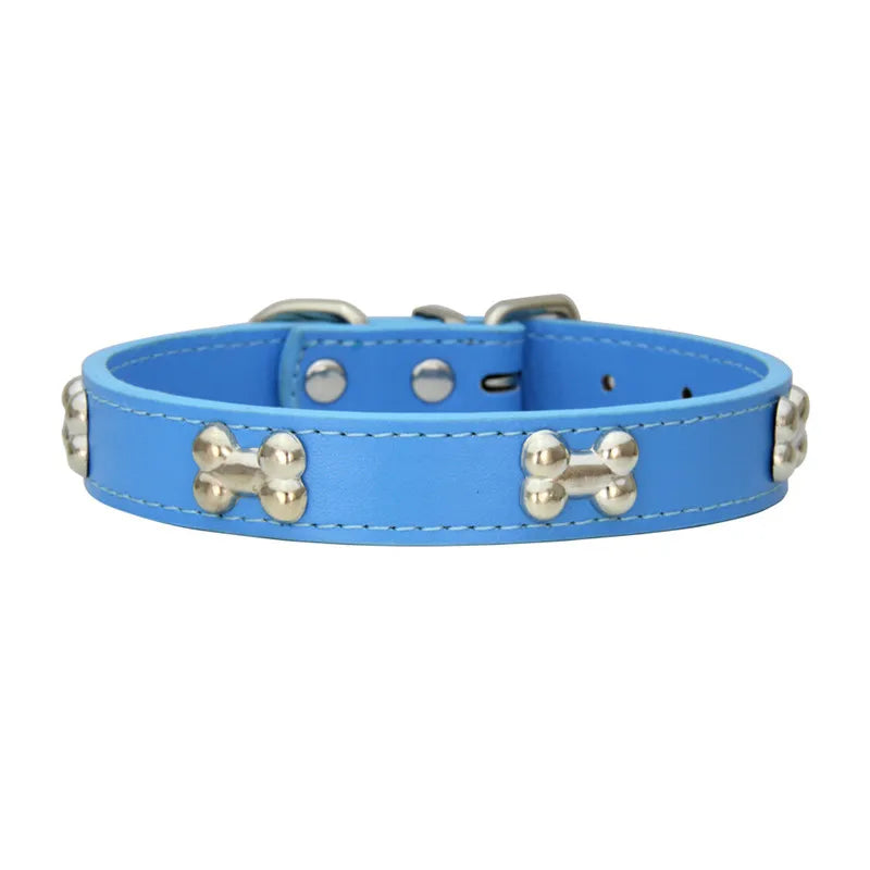 Durable Leather Dog & Cat Collar
