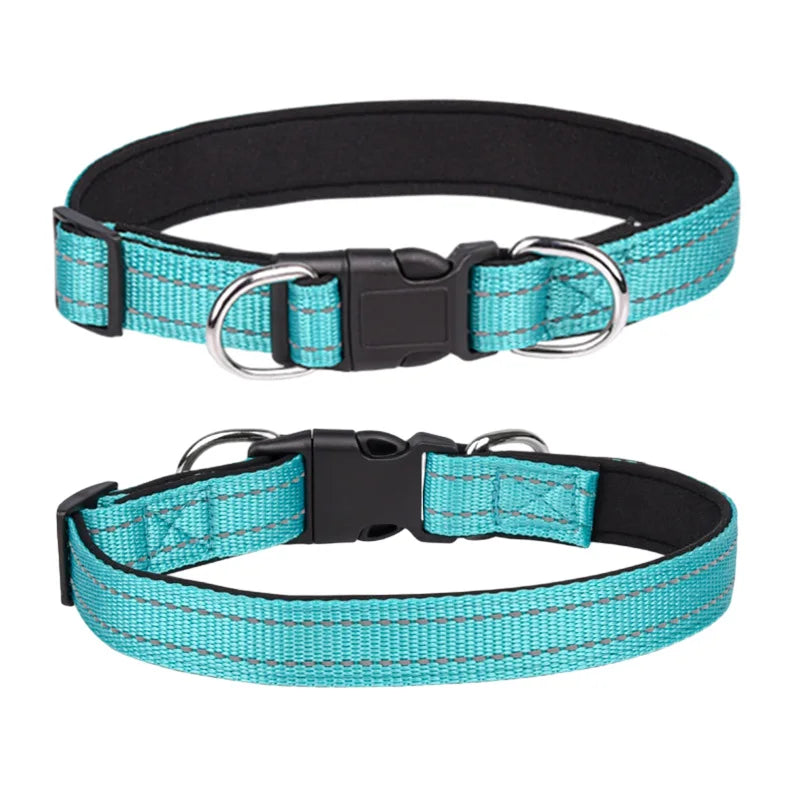 Reflective Padded Dog Collar
