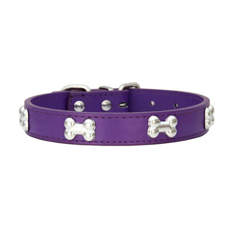 Durable Leather Dog & Cat Collar