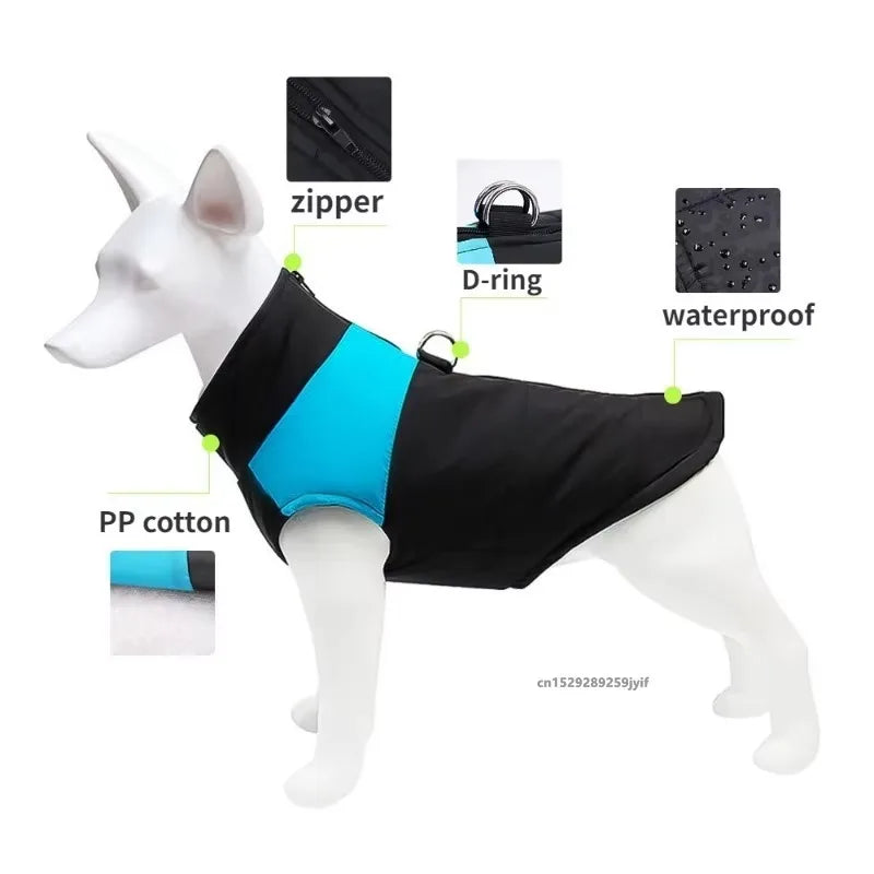 Waterproof Dog Clothes Winter Vest