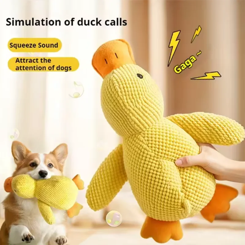 Plush Duck Dog Hug Toy