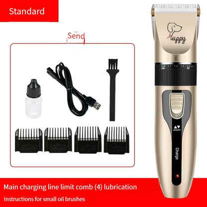 Cordless Pet Hair Clipper with Ceramic Blade