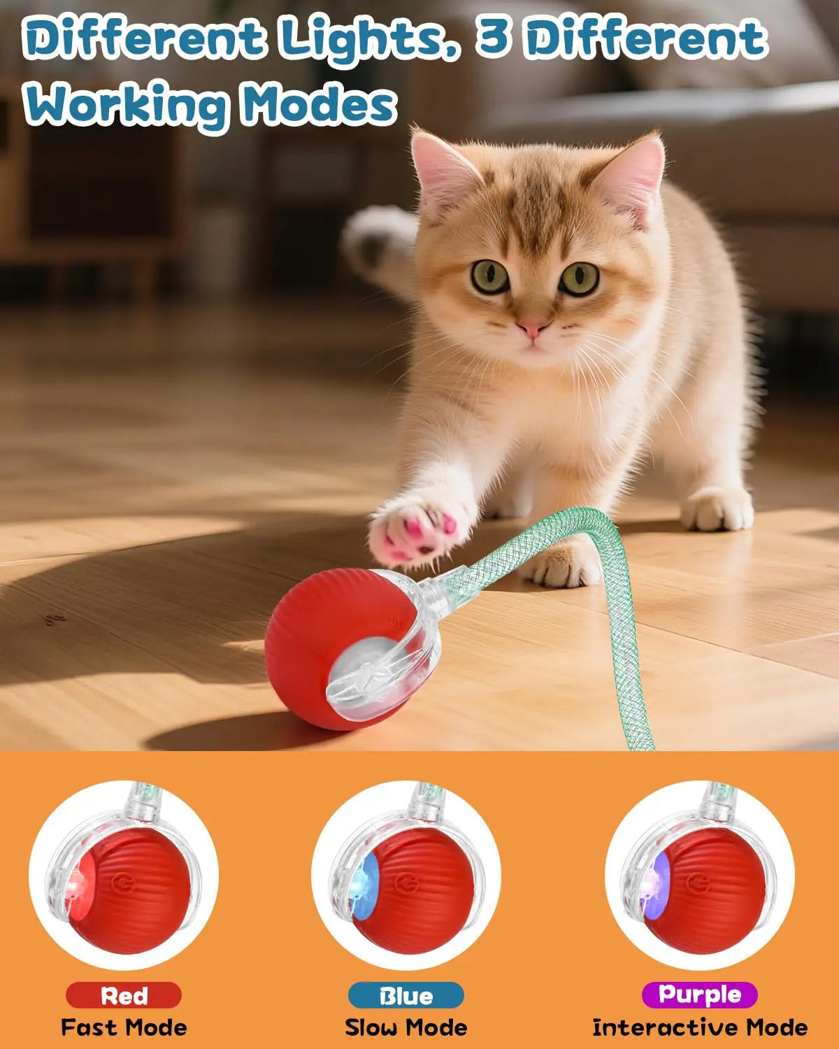 Automatic Rolling Cat Ball Toy