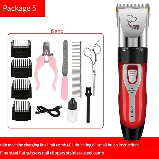 Cordless Pet Hair Clipper with Ceramic Blade