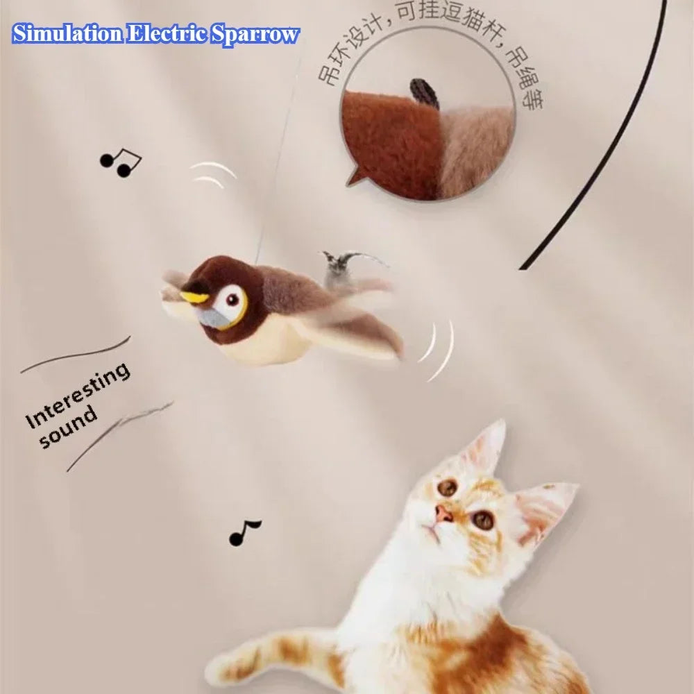 Electric Catnip Pat Bird Toy