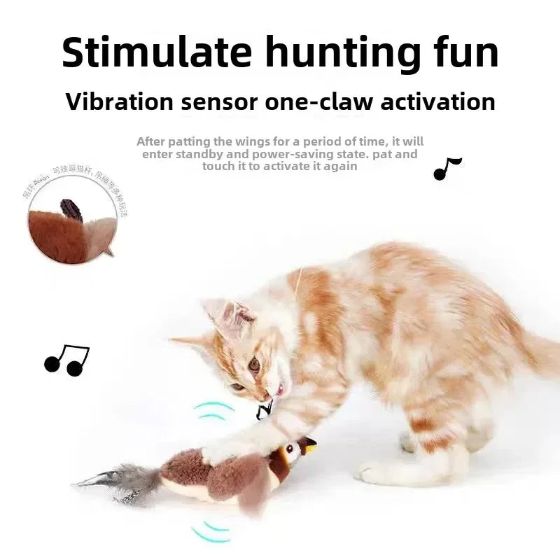 Electric Catnip Pat Bird Toy