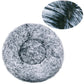 Round Plush Pet Bed for Dogs & Cats