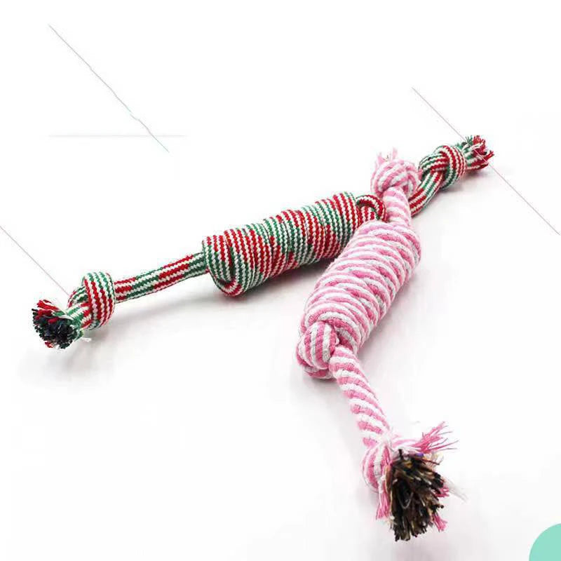 1PC Dog Toy Carrot Knot Rope