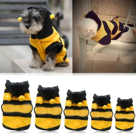 Bee Hoodie Pet Costume