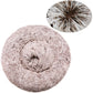 Round Plush Pet Bed for Dogs & Cats