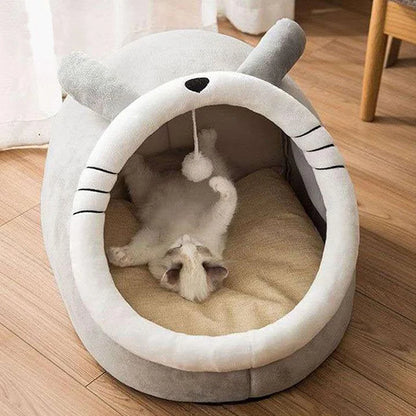 Cartoon Foldable Cat & Small Dog Bed
