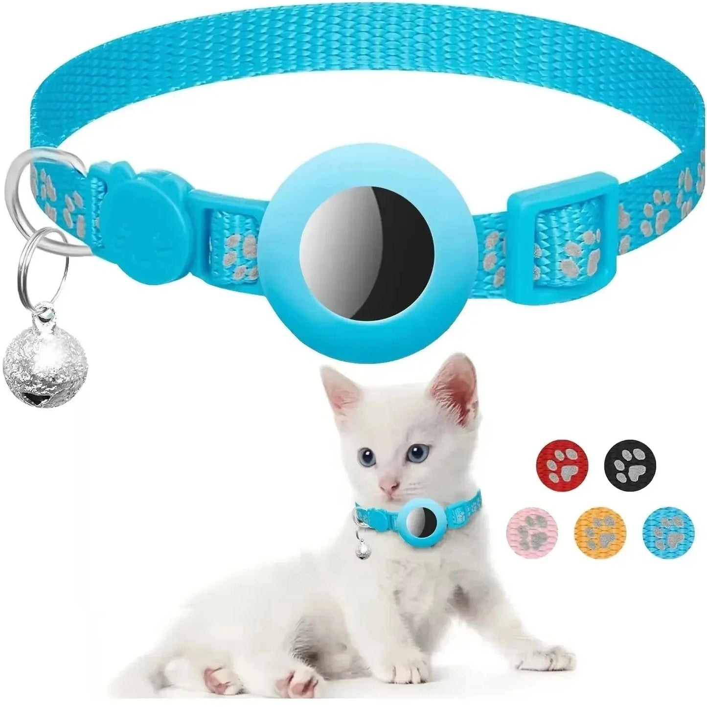 Cat Collar with Airtag & Bell