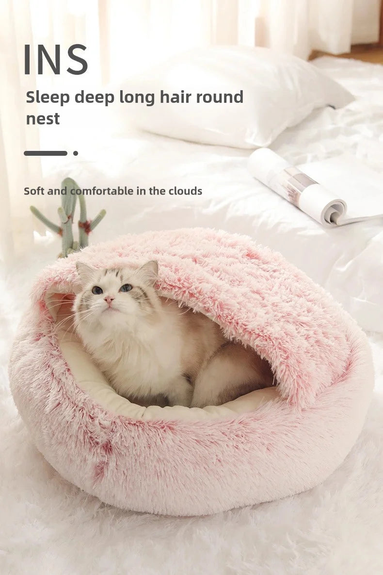 Plush Autumn & Winter Pet Bed