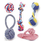 1PC Dog Toy Carrot Knot Rope