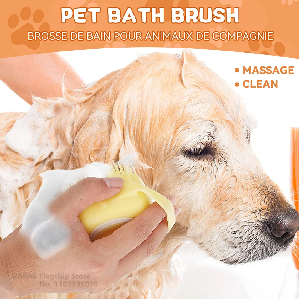 Dog Bathing Brush Pet Massage