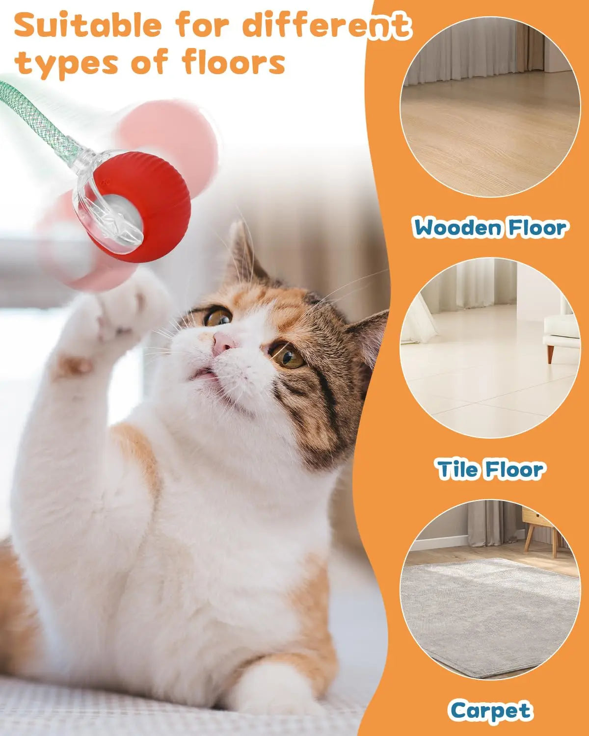 Automatic Rolling Cat Ball Toy