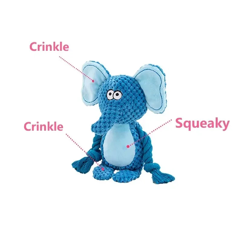 Indestructible Plush Dog Chew Toy