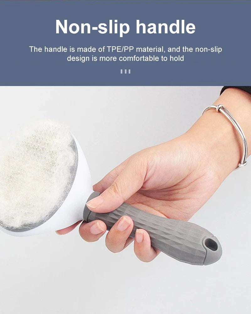 Pet Hair Remover Grooming Brush – Dogs & Cats