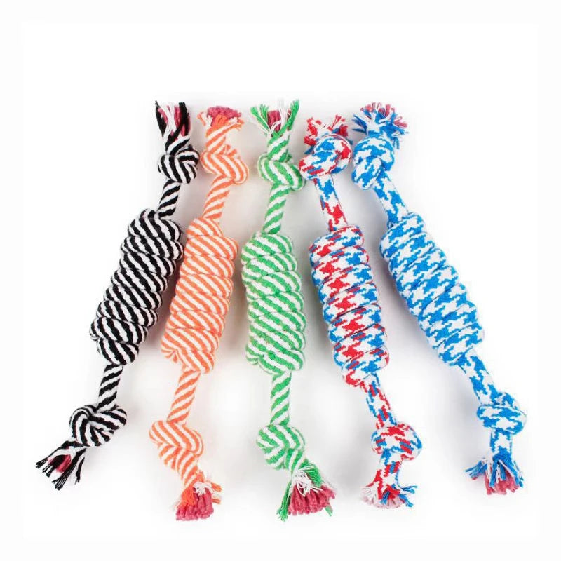 1PC Dog Toy Carrot Knot Rope