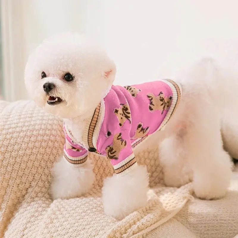 Luxury Striped Dog & Cat Sweater