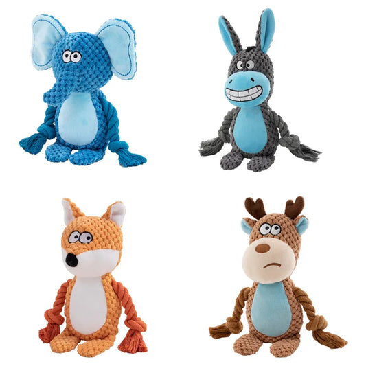 Indestructible Plush Dog Chew Toy