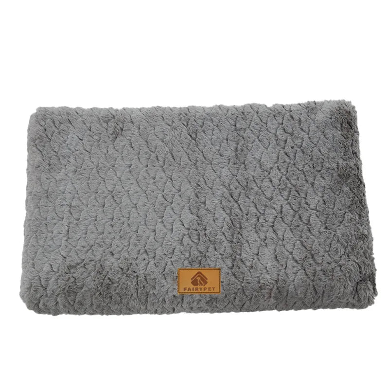 Orthopedic Foam Dog Bed with Faux Fur Cover
