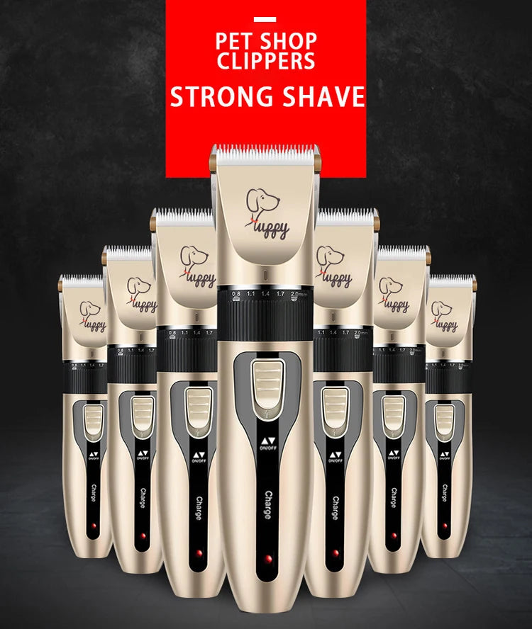 Cordless Pet Hair Clipper with Ceramic Blade