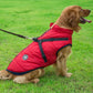 Large Dog Winter Jacket with Harness