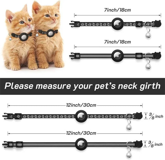 Cat Collar with Airtag & Bell