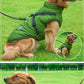 Large Dog Winter Jacket with Harness